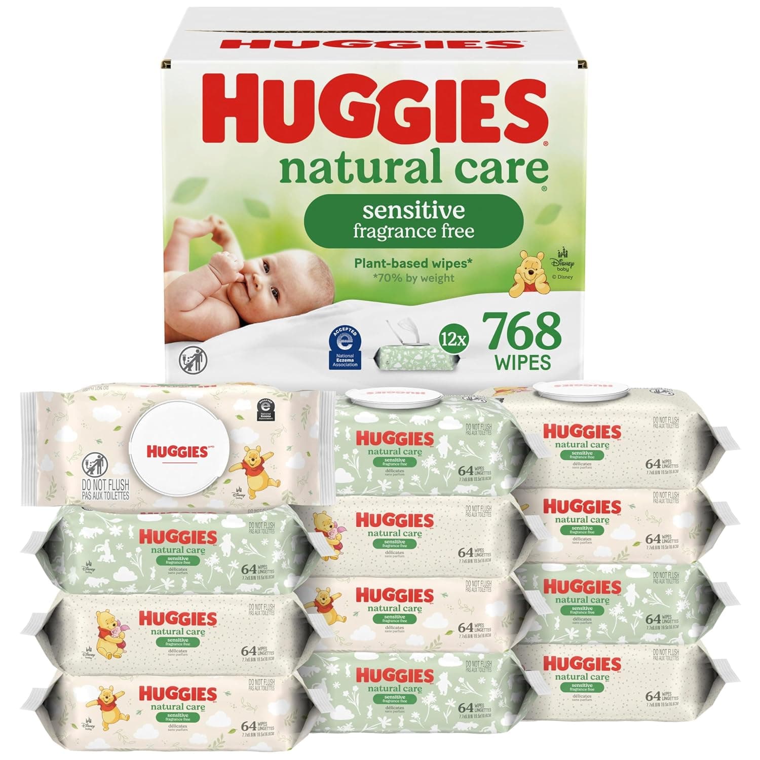 Huggies Natural Care Sensitive Wipes