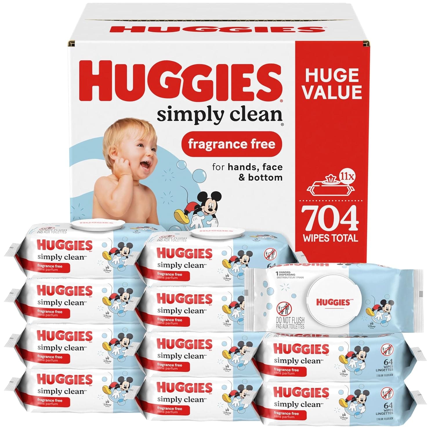 Huggies Simply Clean Baby Wipes