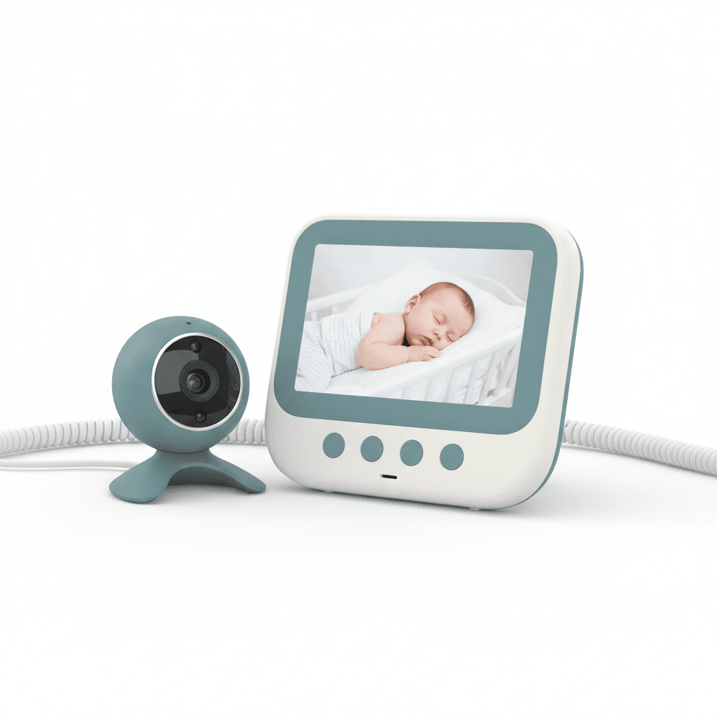 HelloBaby Video Baby Monitor with 5" Color LCD Screen